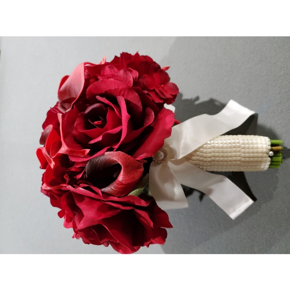 Custom Faux flower bouquet